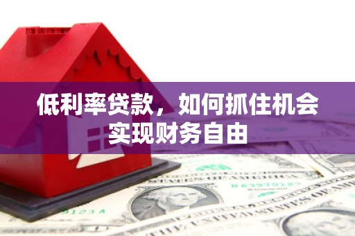 伊川低利率贷款，如何抓住机会实现财务自由