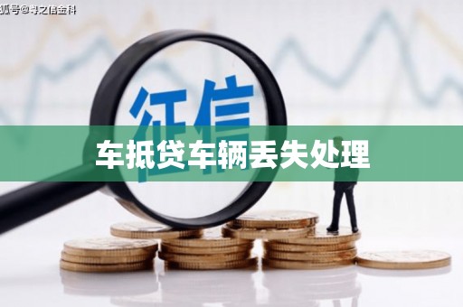利川车抵贷车辆丢失处理
