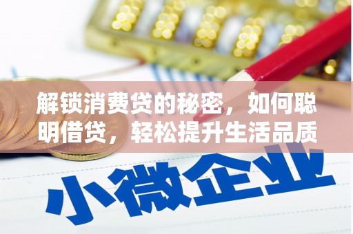 大村解锁消费贷的秘密，如何聪明借贷，轻松提升生活品质