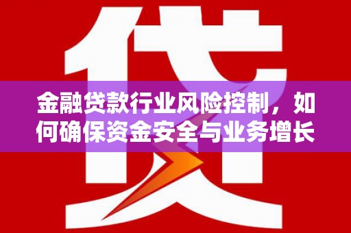 宁强金融贷款行业风险控制，如何确保资金安全与业务增长