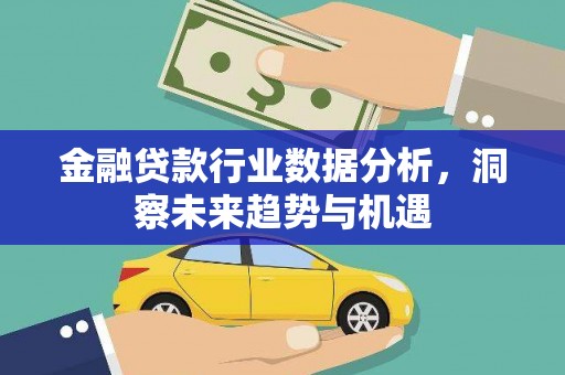 泉州金融贷款行业数据分析，洞察未来趋势与机遇