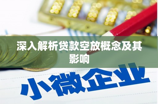 涧西深入解析贷款空放概念及其影响