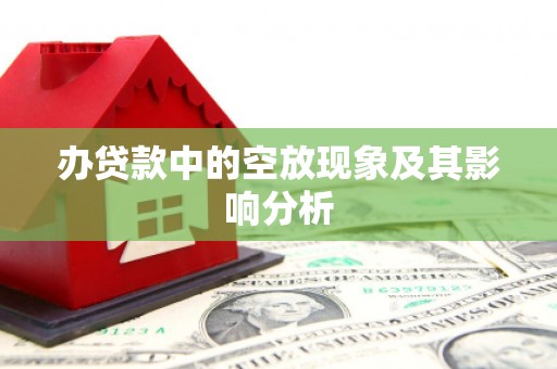 临朐办贷款中的空放现象及其影响分析