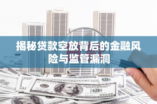 武宁揭秘贷款空放背后的金融风险与监管漏洞