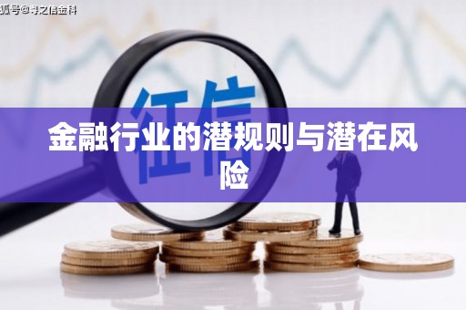 武都金融行业的潜规则与潜在风险